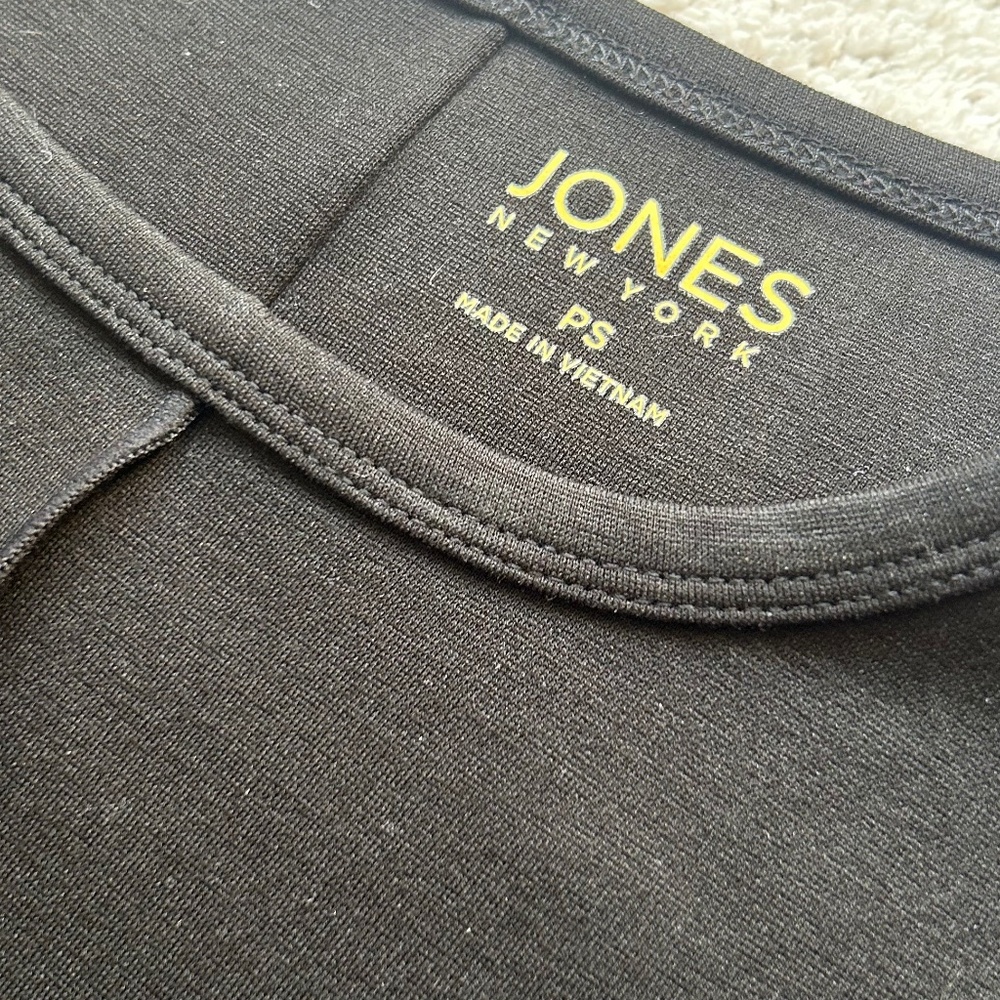 JONES NEW YORK Serenity Knit 3/4 Dolman Seam Detail Tunic Top Size SP NWOT - Picture 11 of 12